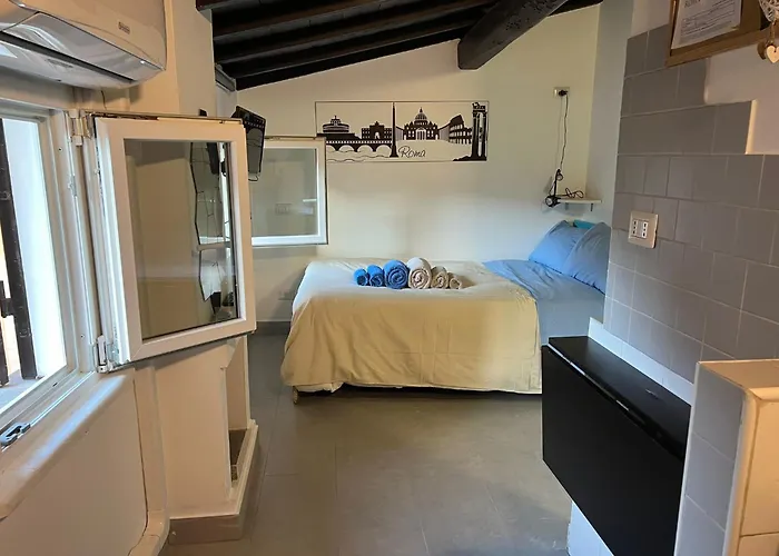 Monolocale Trastevere Locato Per Finalita Turistiche Apartament Rzym
